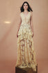 Aurelie Gown in Cream Gold, front view